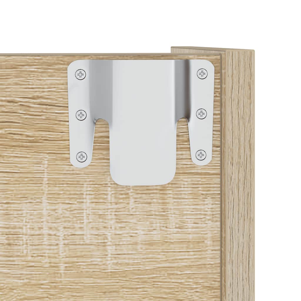 Wand-Schuhschränke 4 Stk. Weiß 60x18x60 cm Holzwerkstoff