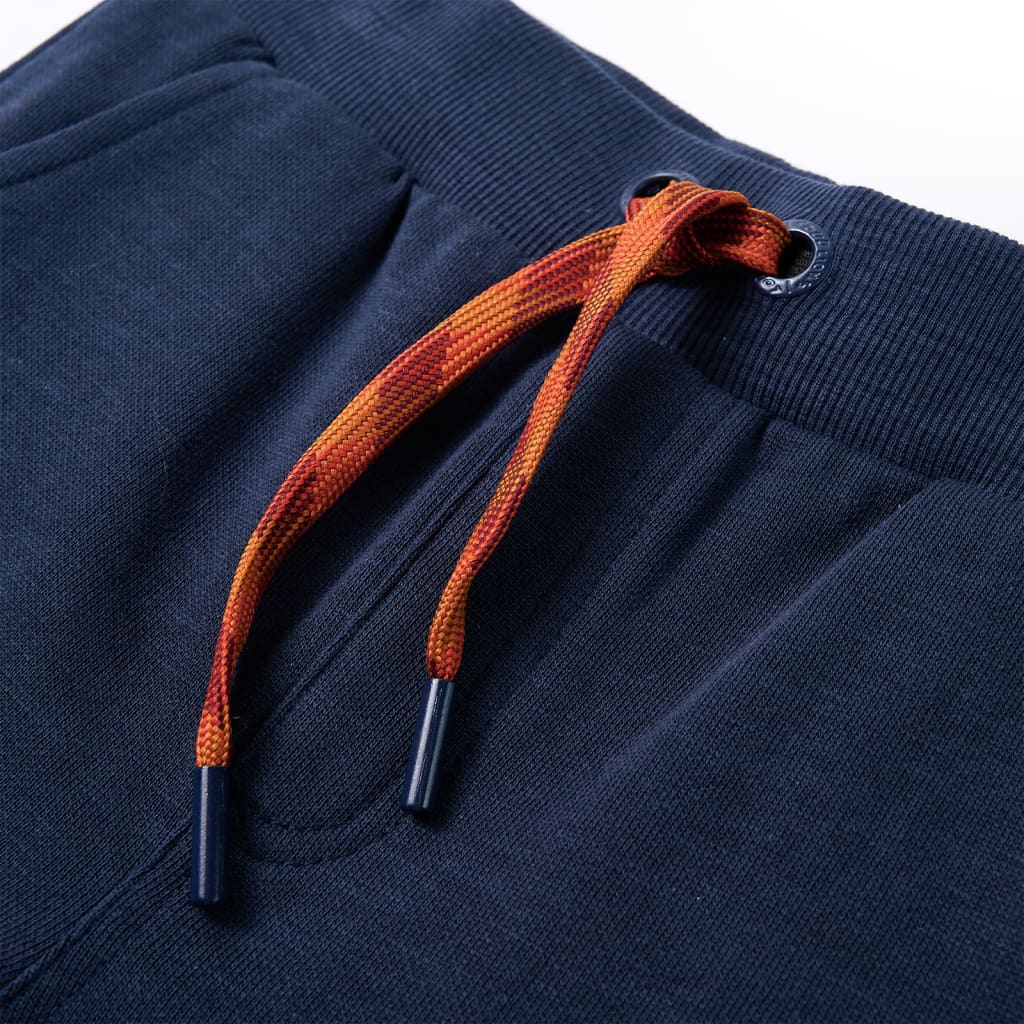Kinder-Trainingshose Marineblau Melange 128