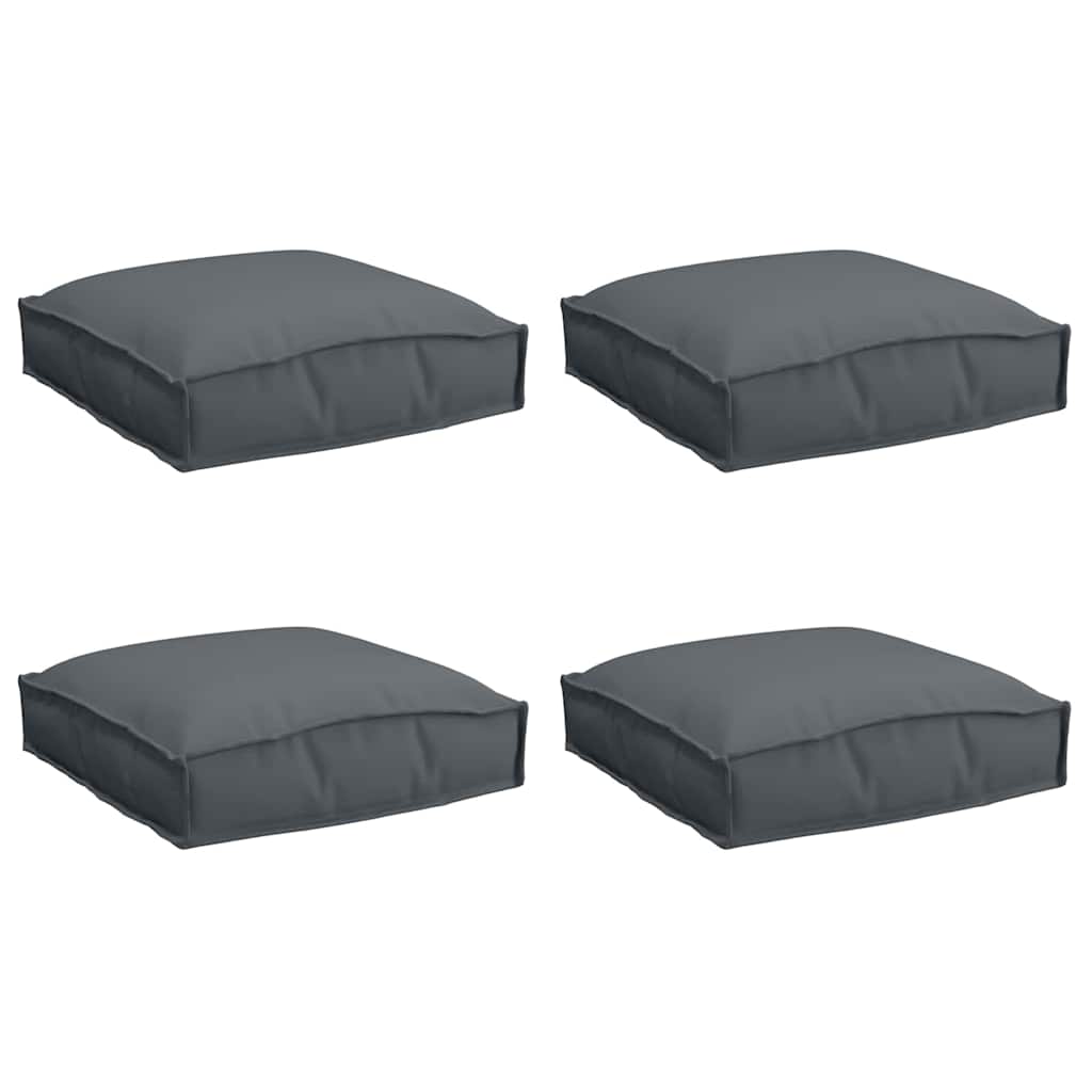 Kissen 2 pcs Anthrazit 40 x 40 x 8 cm Oxford-Stoff