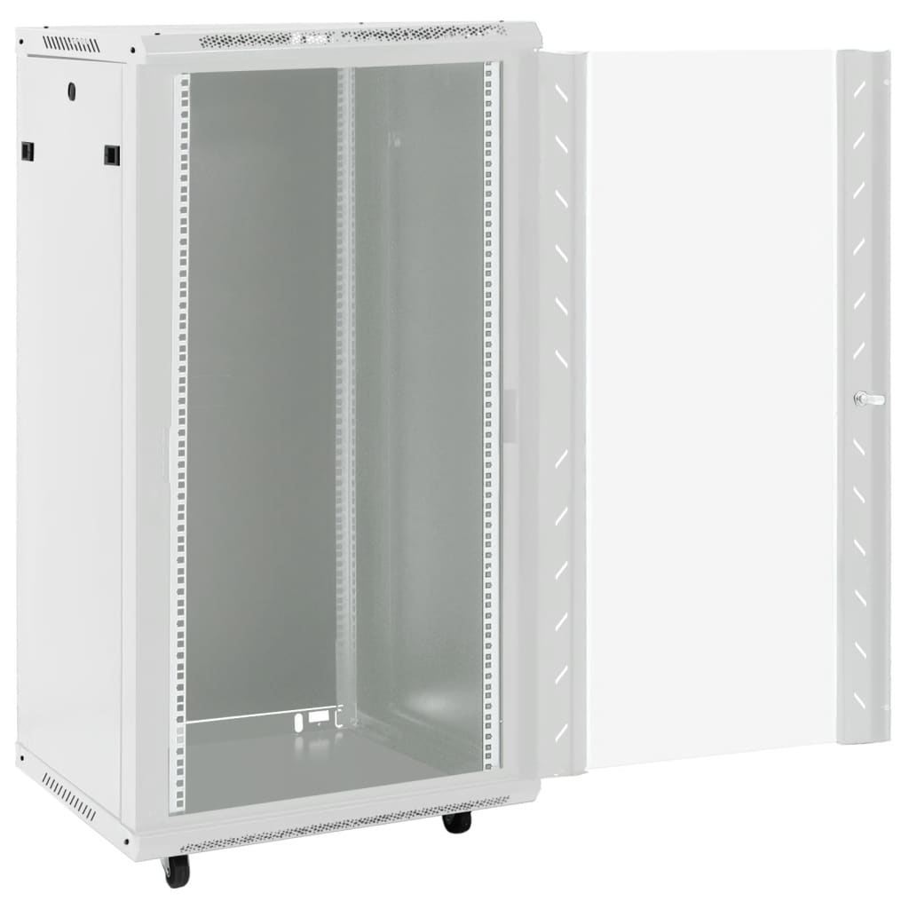 15U Netzwerkschrank 19" IP20 Schwarz 60x45x86 cm
