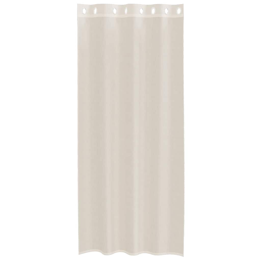 Voile Vorhänge mit Ösen 2 Stk. Apfelgrün 140x140 cm