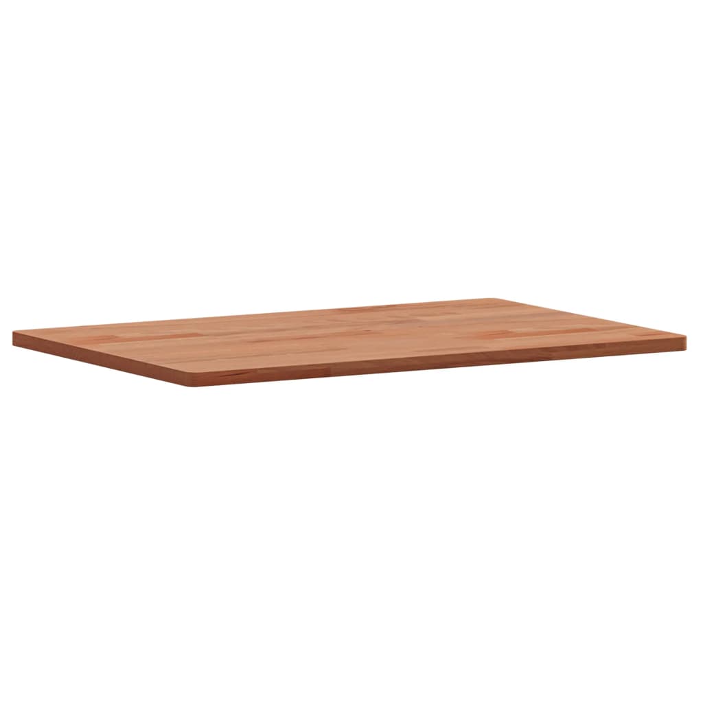 Tischplatte 80x40x1,5 cm Rechteckig Massivholz Buche