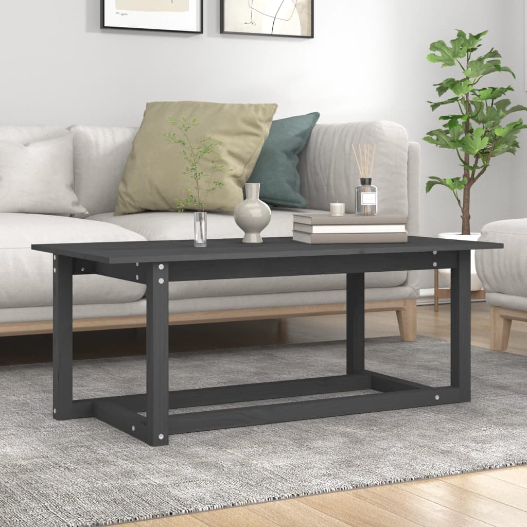 Couchtisch 110x55x45 cm Massivholz Kiefer