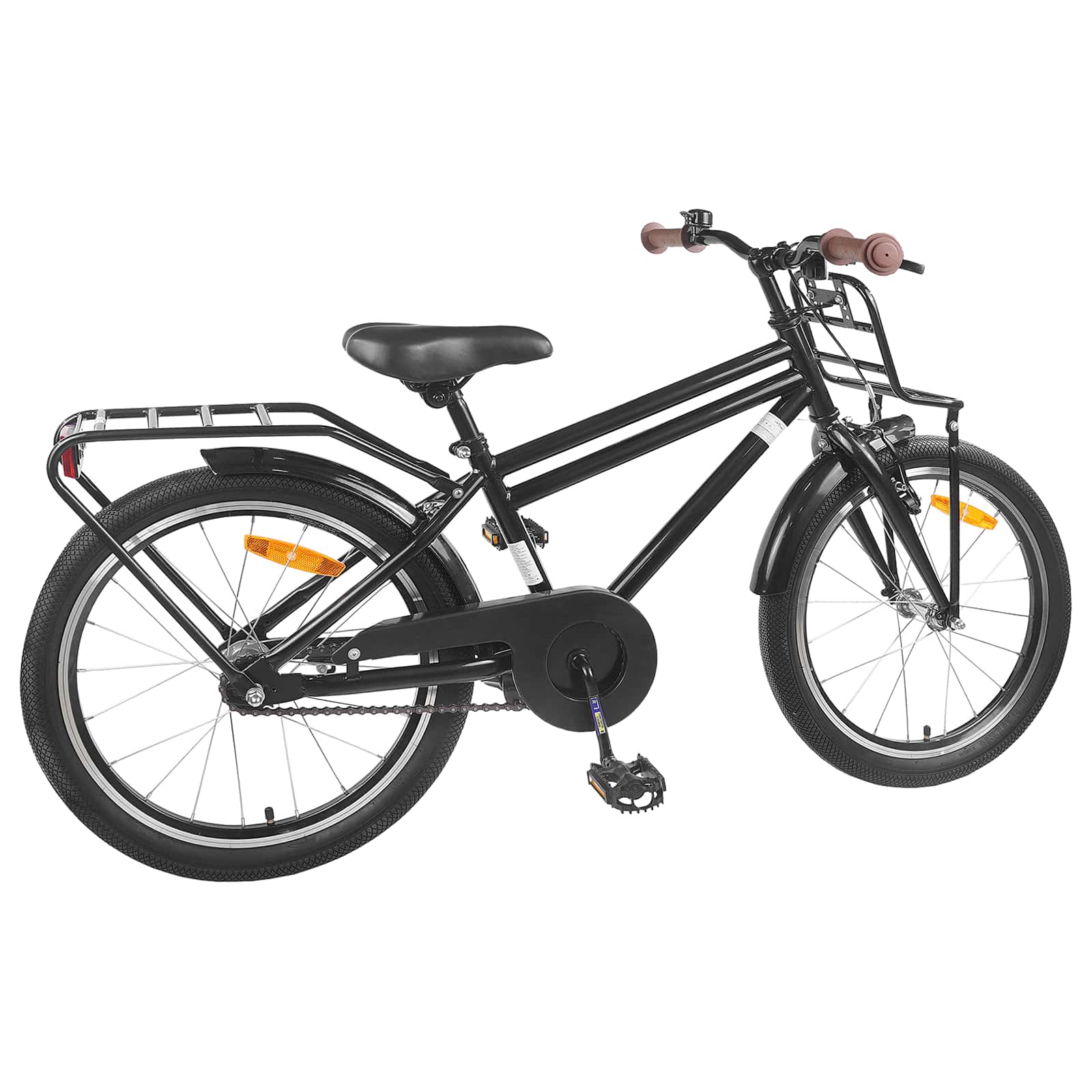 Kinderfahrrad 18 Zoll für 5-7 Jahre alt Schwarz