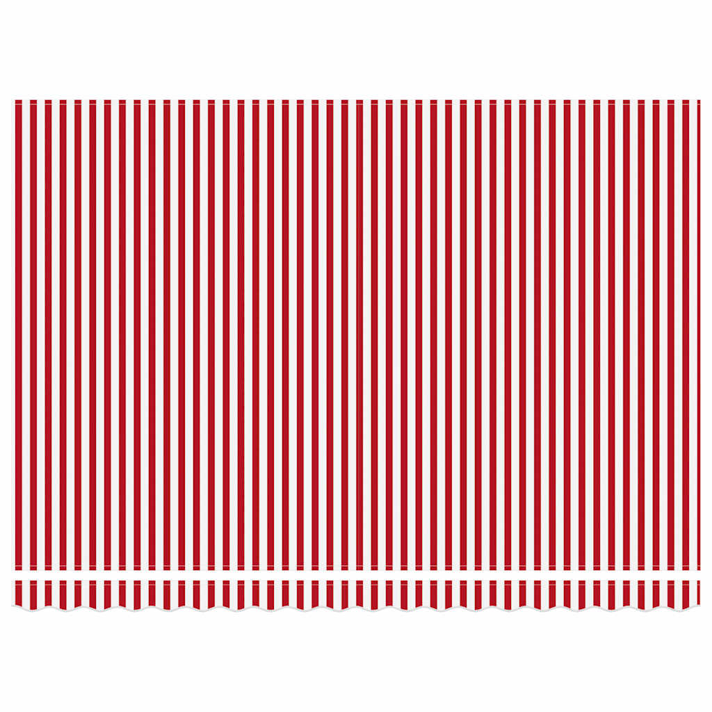 Markise Manuell Einziehbar mit LED 300x250 cm Blau und Weiß