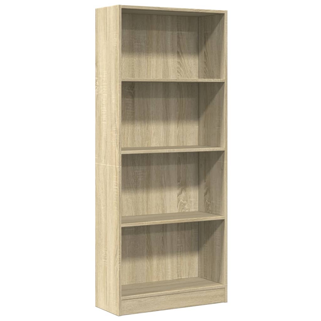Bücherregal Weiß 40x24x75 cm Holzwerkstoff