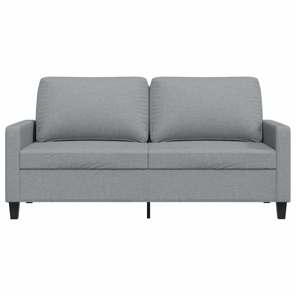 3-Sitzer-Sofa Hellgrau 180 cm Stoff