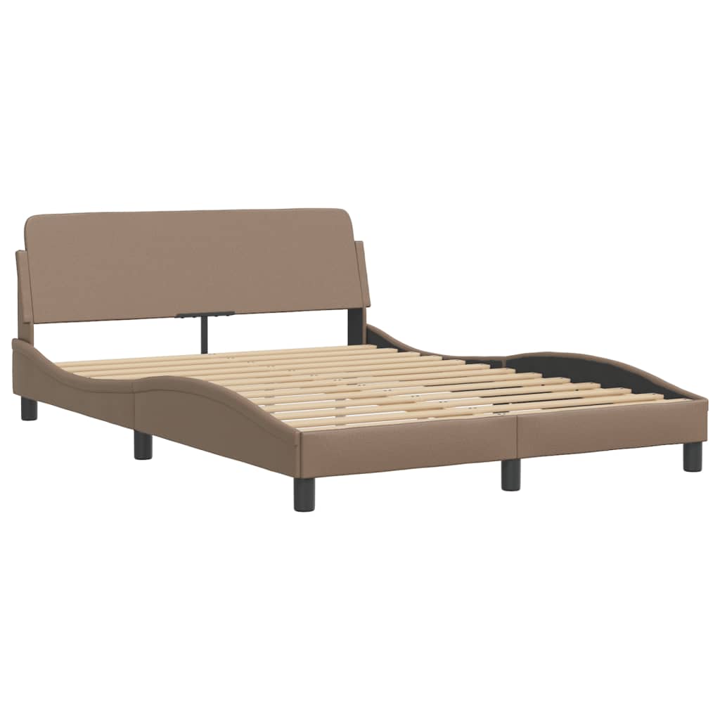 Bett mit Matratze "Dover" Schwarz 80x200 cm Kunstleder