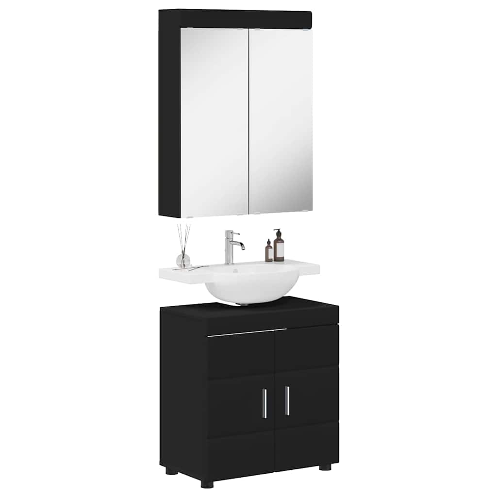 Badezimmermöbel-Set TULUM 2 pcs Weiß 60 x 34 x 63 cm