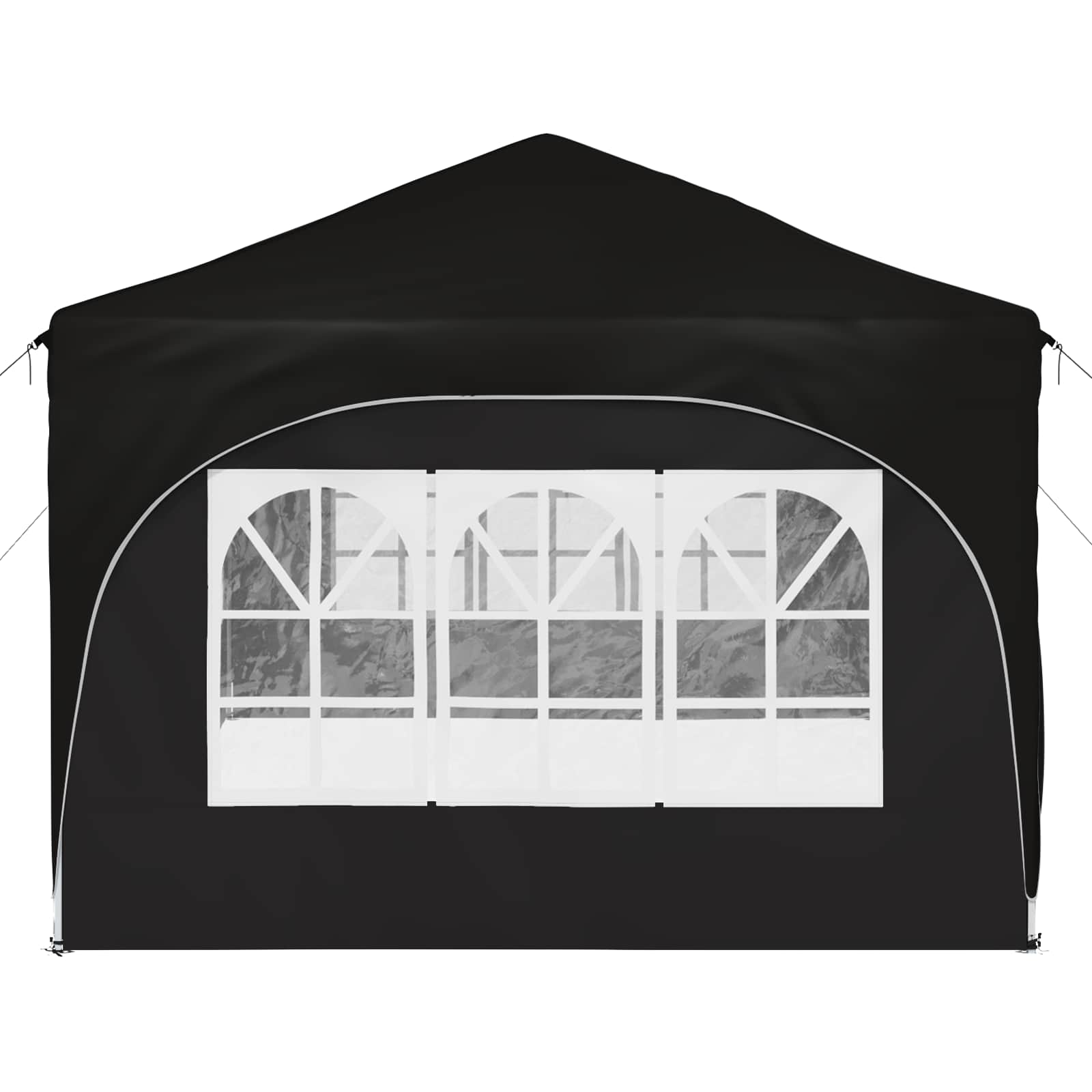 Pop-up Partyzelt 575 x 288 x 245 cm Creme Oxford-Stoff