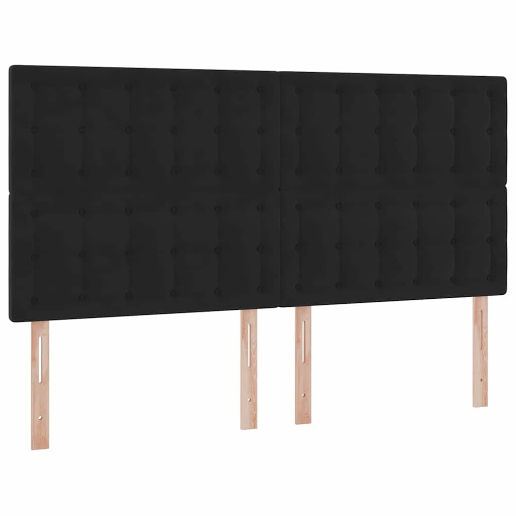 Aufbewahrungsbett mit Matratze Hellgrau 180 x 200 cm Samt