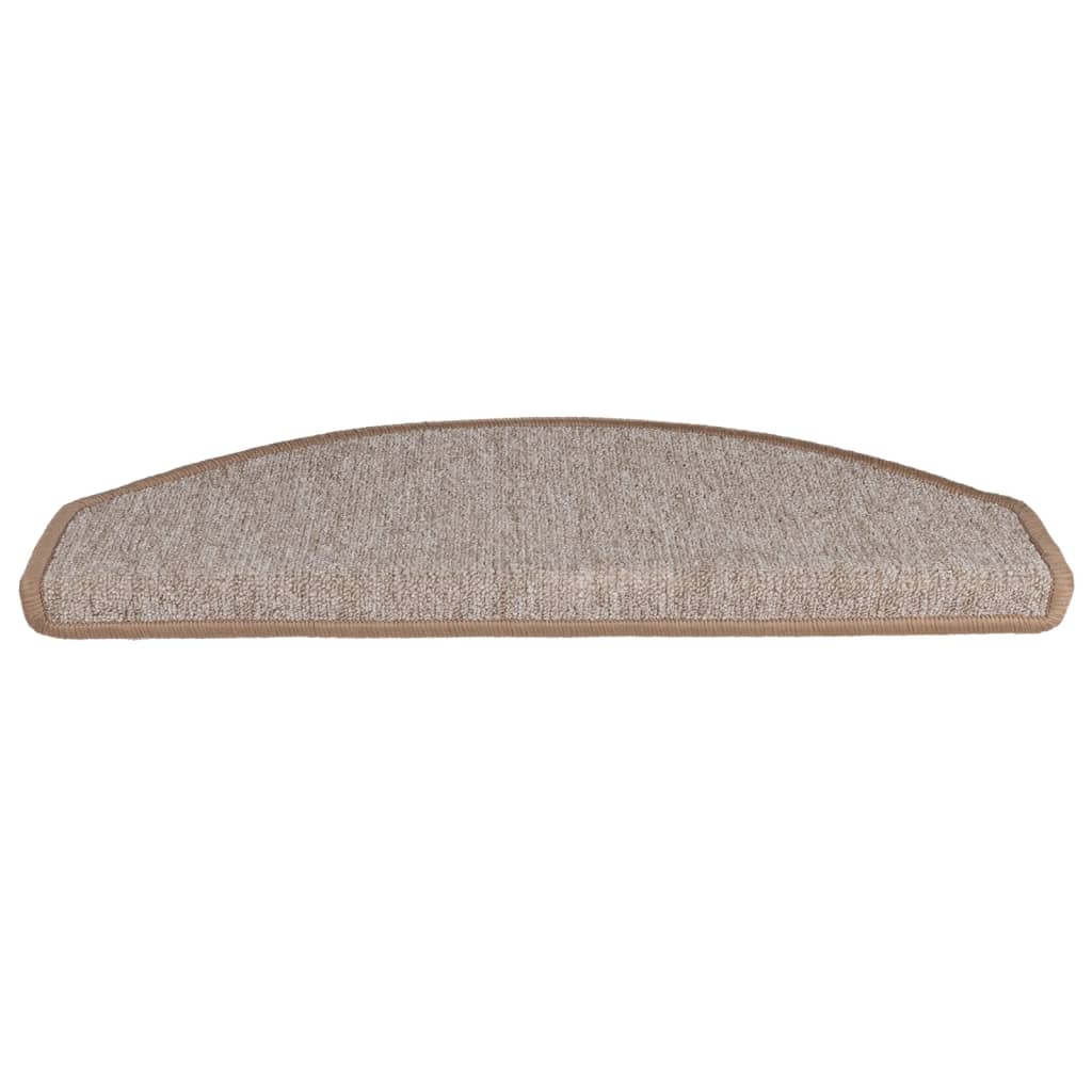 Stufenmatten 15 Stk. 56x17x3 cm Anthrazit Halbrund