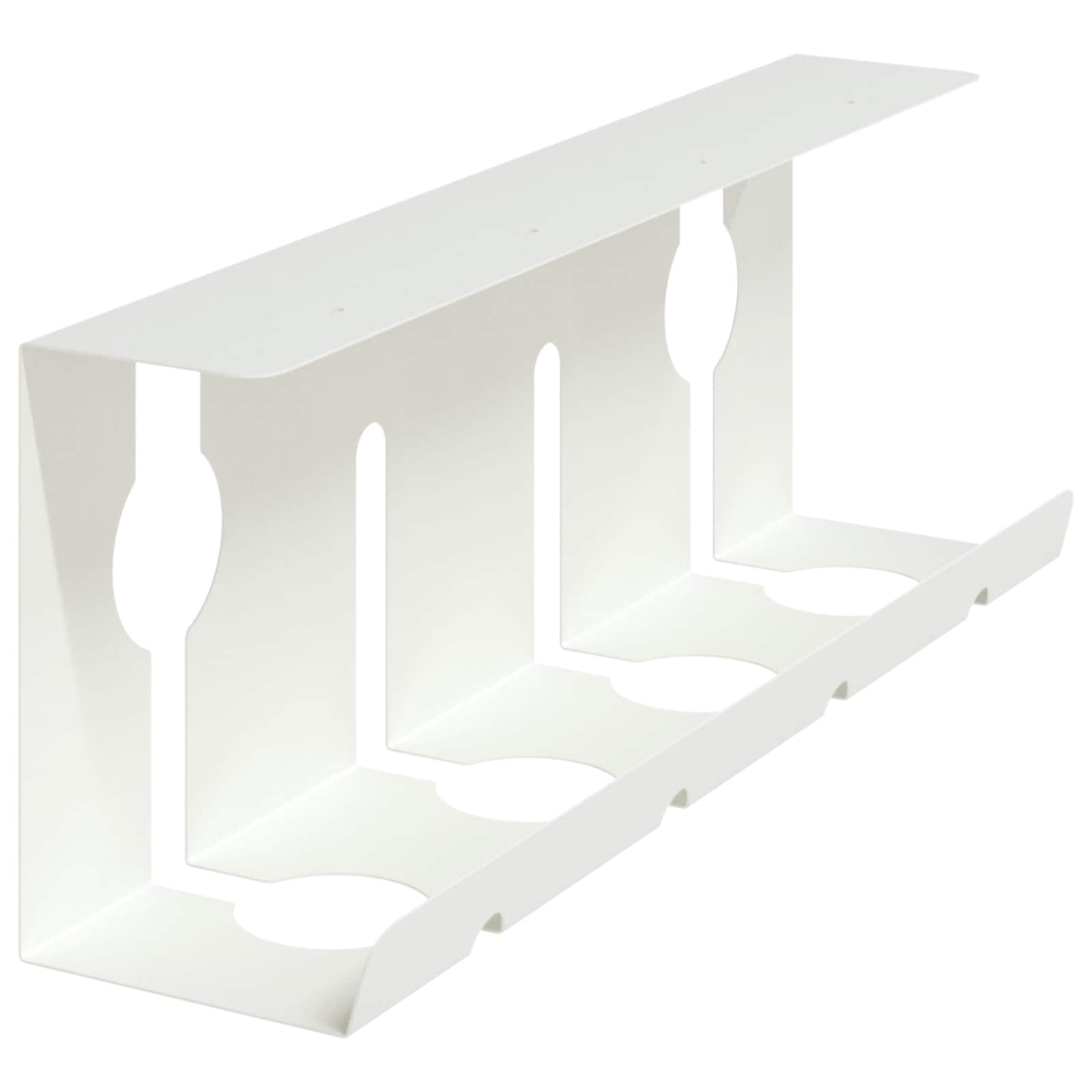 Unter dem Schreibtisch Kabelmanagement Tray 2 Stk. Anthrazit