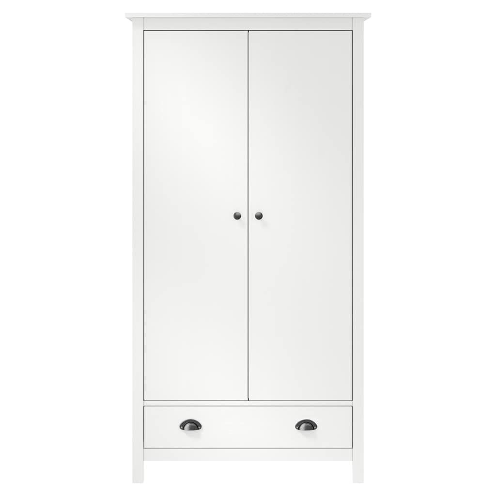 Kleiderschrank mit 2 Türen Hill 89x50x170 cm Massivholz Kiefer