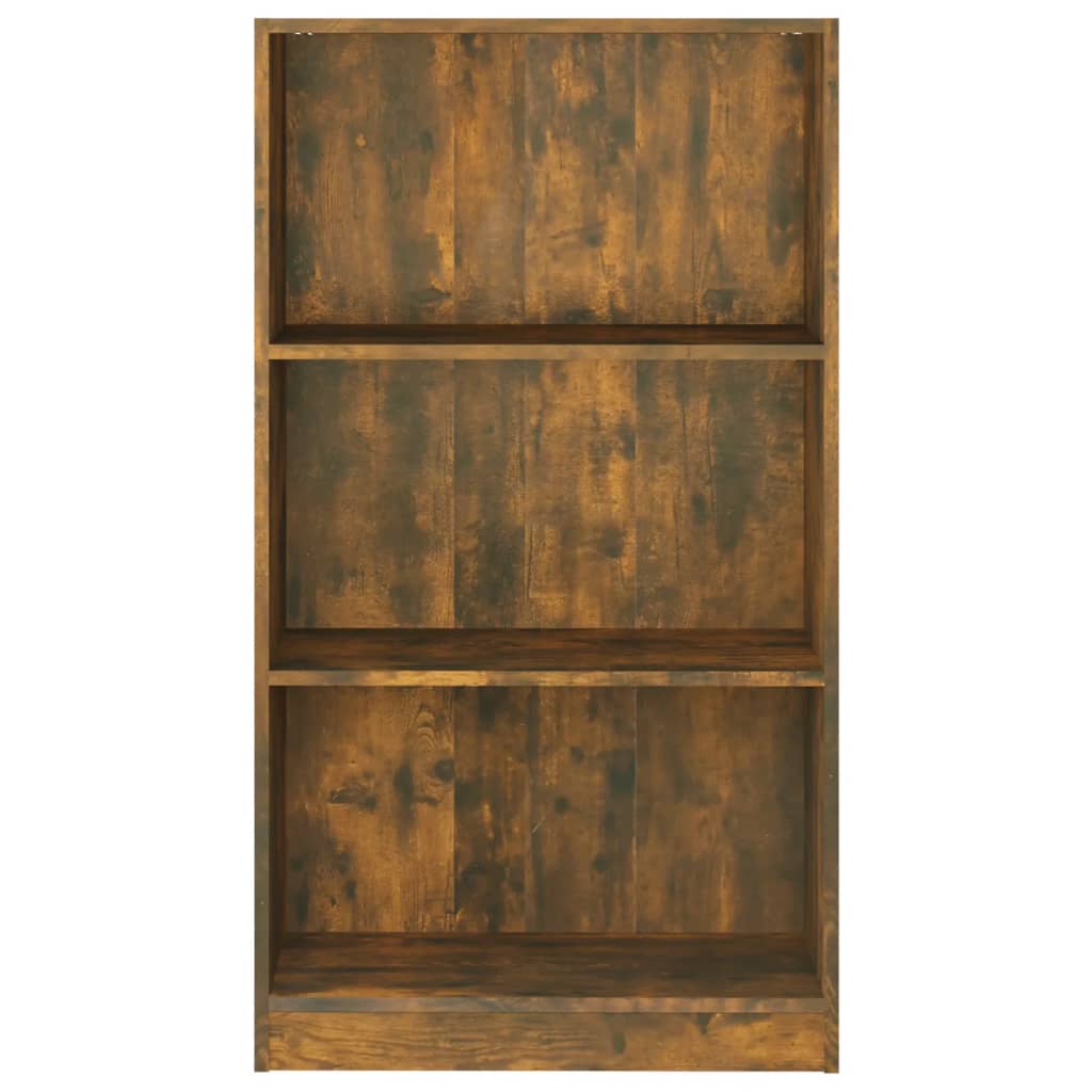 Bücherregal 3 Fächer Weiß 40x24x109 cm Holzwerkstoff