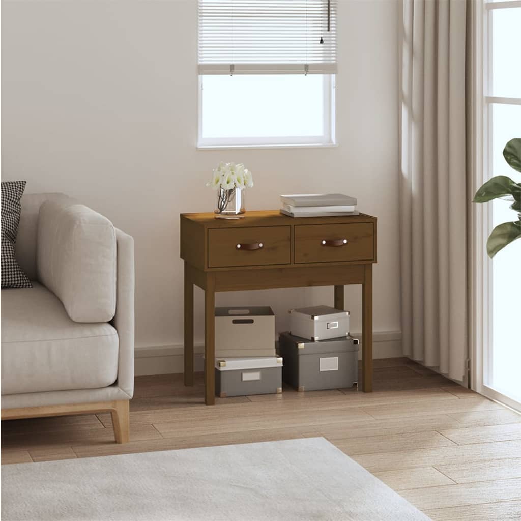 Konsolentisch 76,5x40x75 cm Massivholz Kiefer