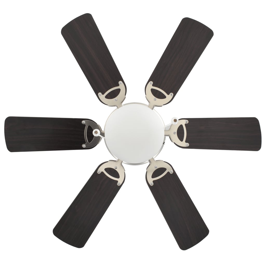 Deckenventilator mit Licht und Fernbedienung Ø 130 cm Weiß
