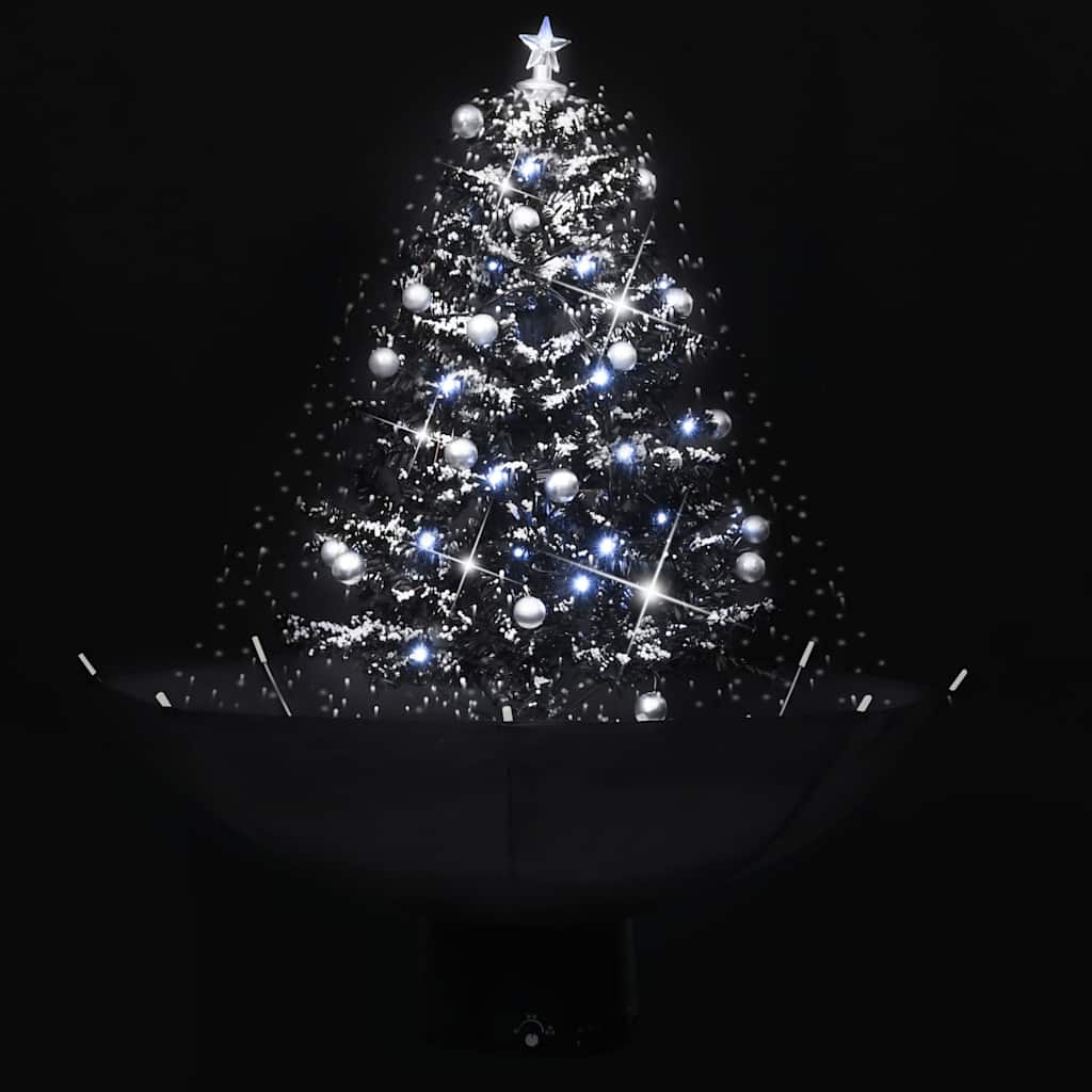 Schneiender Weihnachtsbaum mit Schirmfuß Grün 75 cm