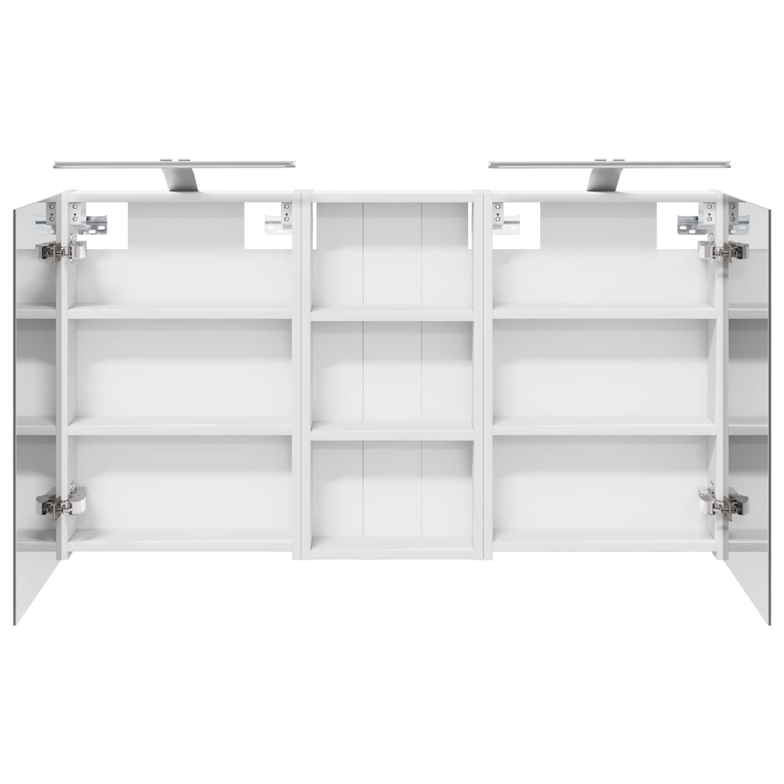 Badezimmerschrank-Set 3 pcs 80 x 10,5 x 50 cm Holzwerkstoff
