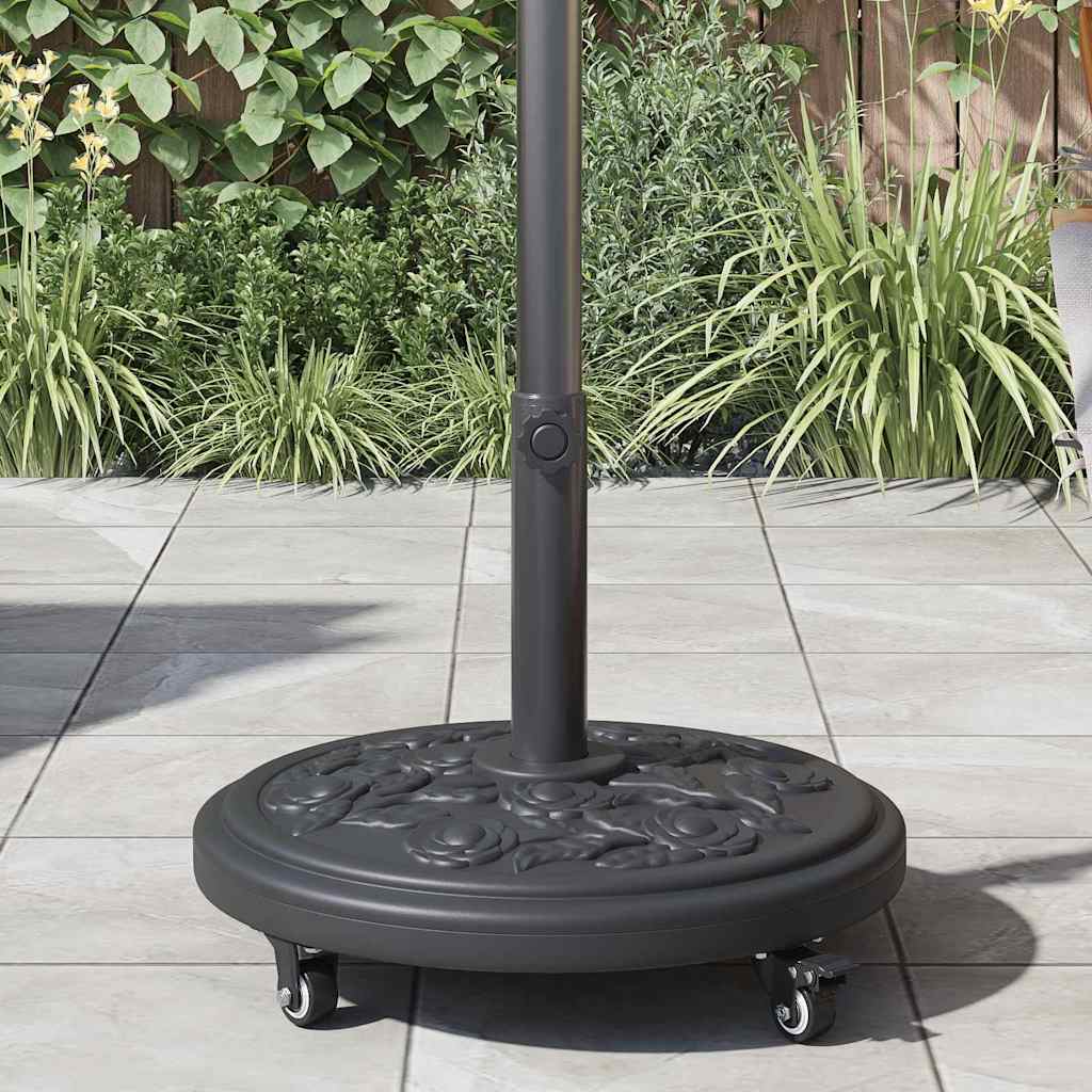 Sonnenschirmständer für Ø38/48 mm Mast 9 kg Halbrund