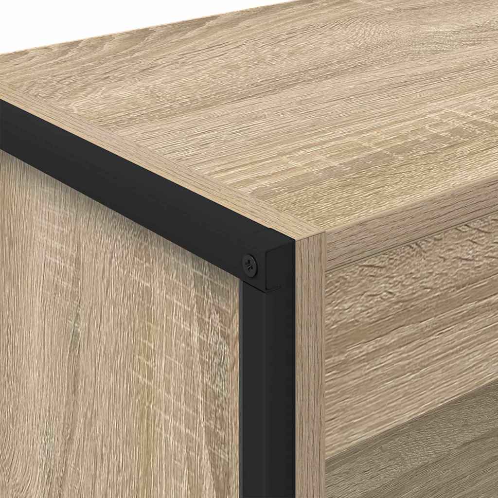 Bücherregal 2 pcs Schwarz Eichen-Optik 60 x 30 x 189,5 cm