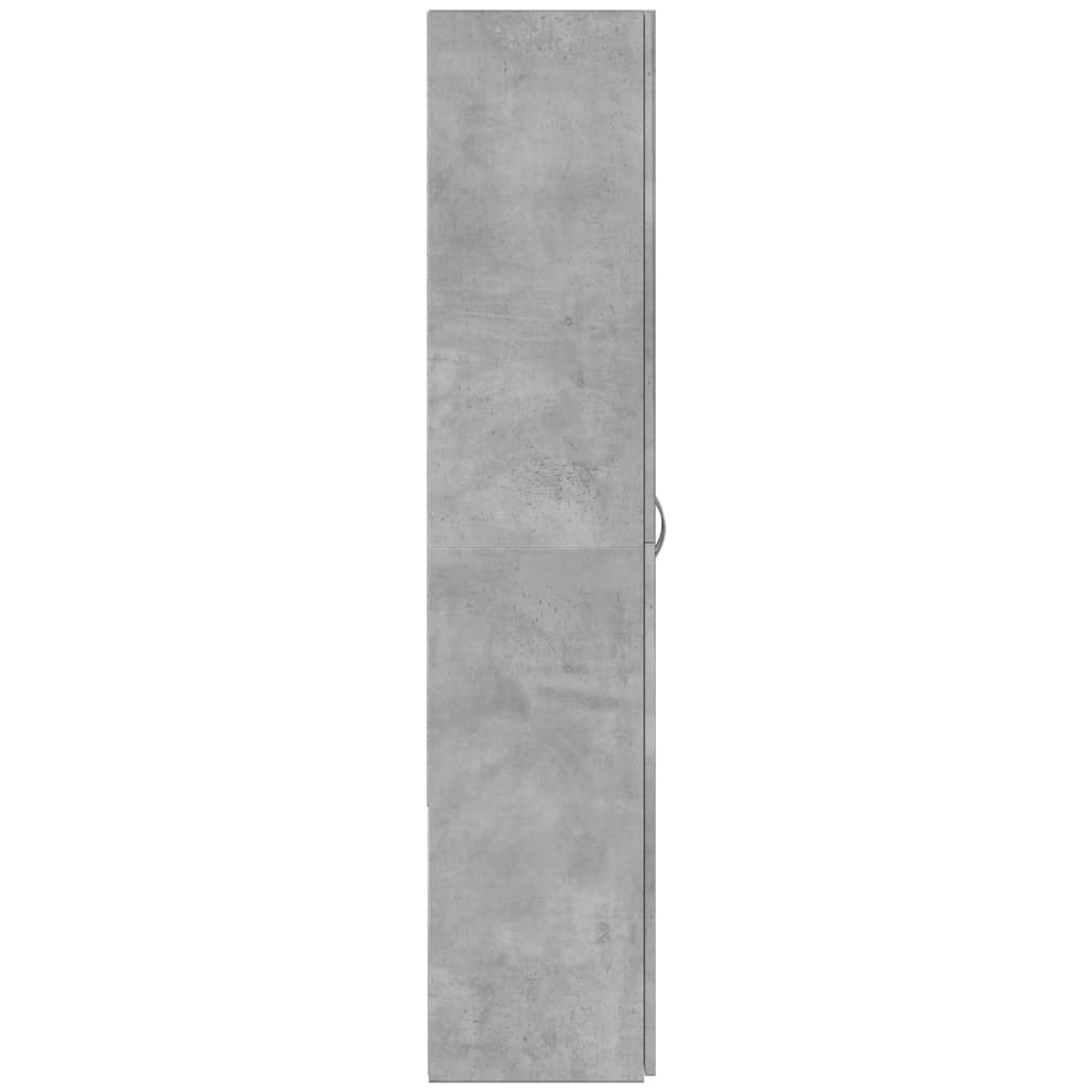 Aktenschrank Weiß 60x32x153 cm Holzwerkstoff