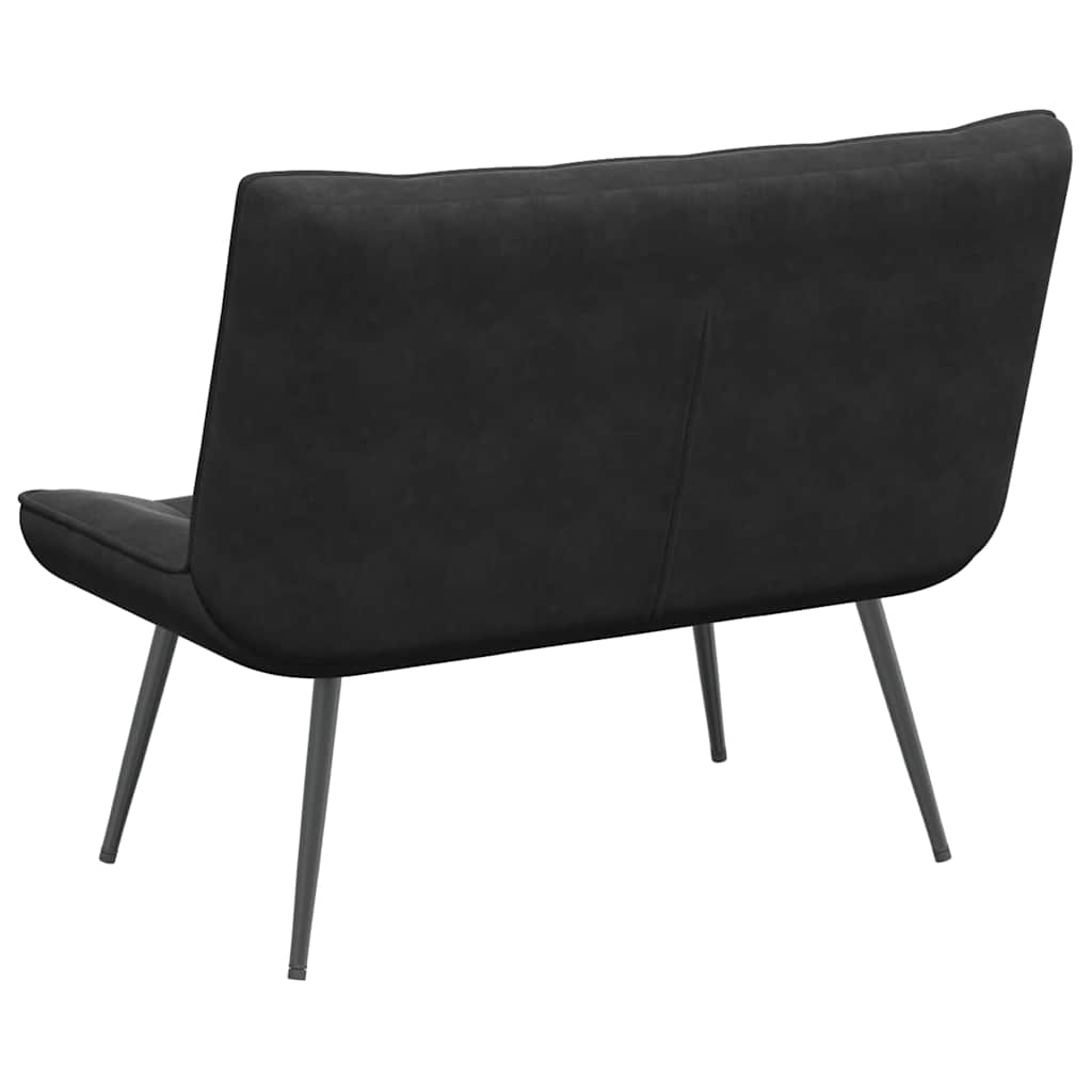 Sitzbank Hellgrau 110x74x84 cm Samt