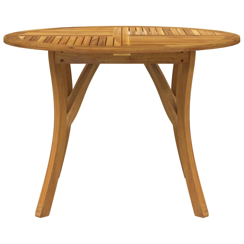 Gartentisch 85x85x75 cm Massivholz Akazie