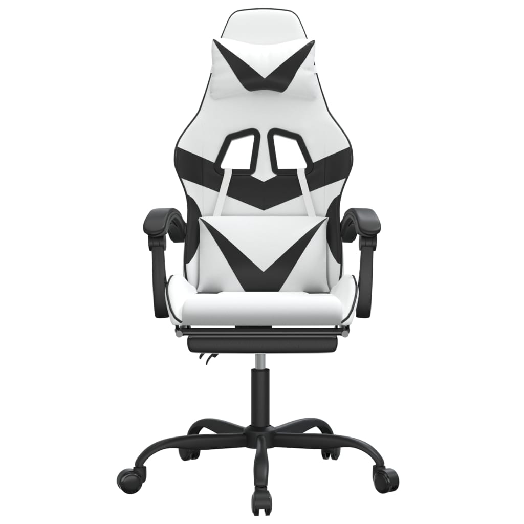 Gaming-Stuhl Drehbar Schwarz und Rot Kunstleder
