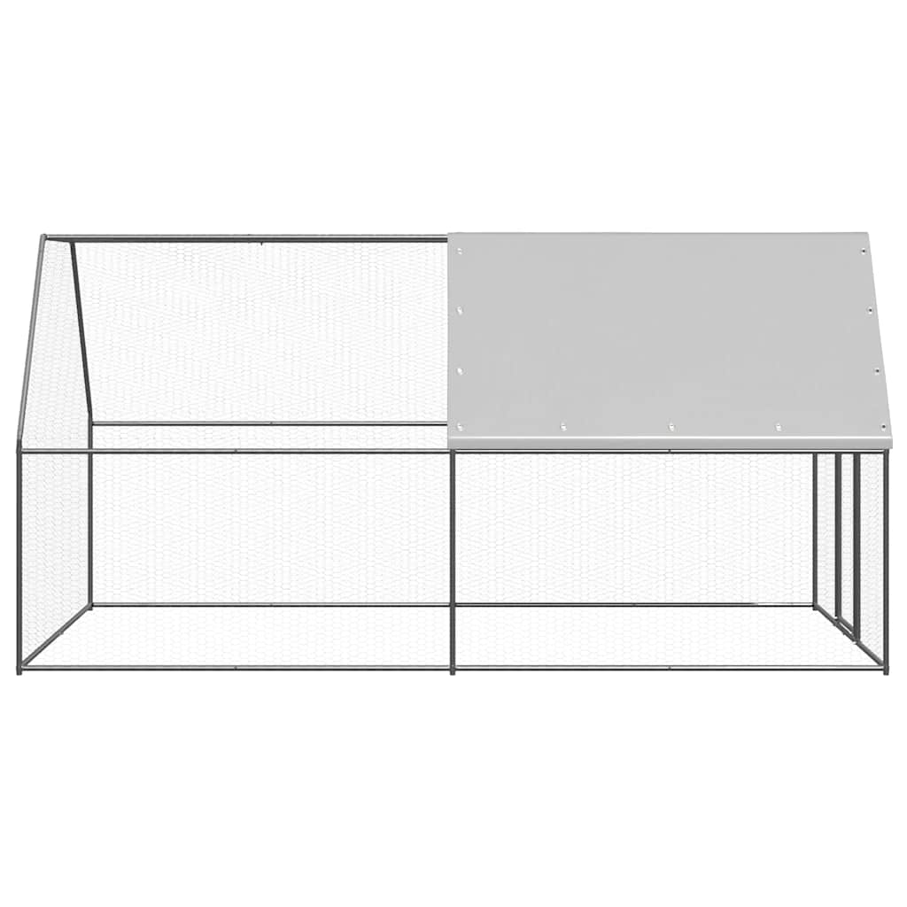 Outdoor-Hühnerkäfig 2x2x2 m Verzinkter Stahl