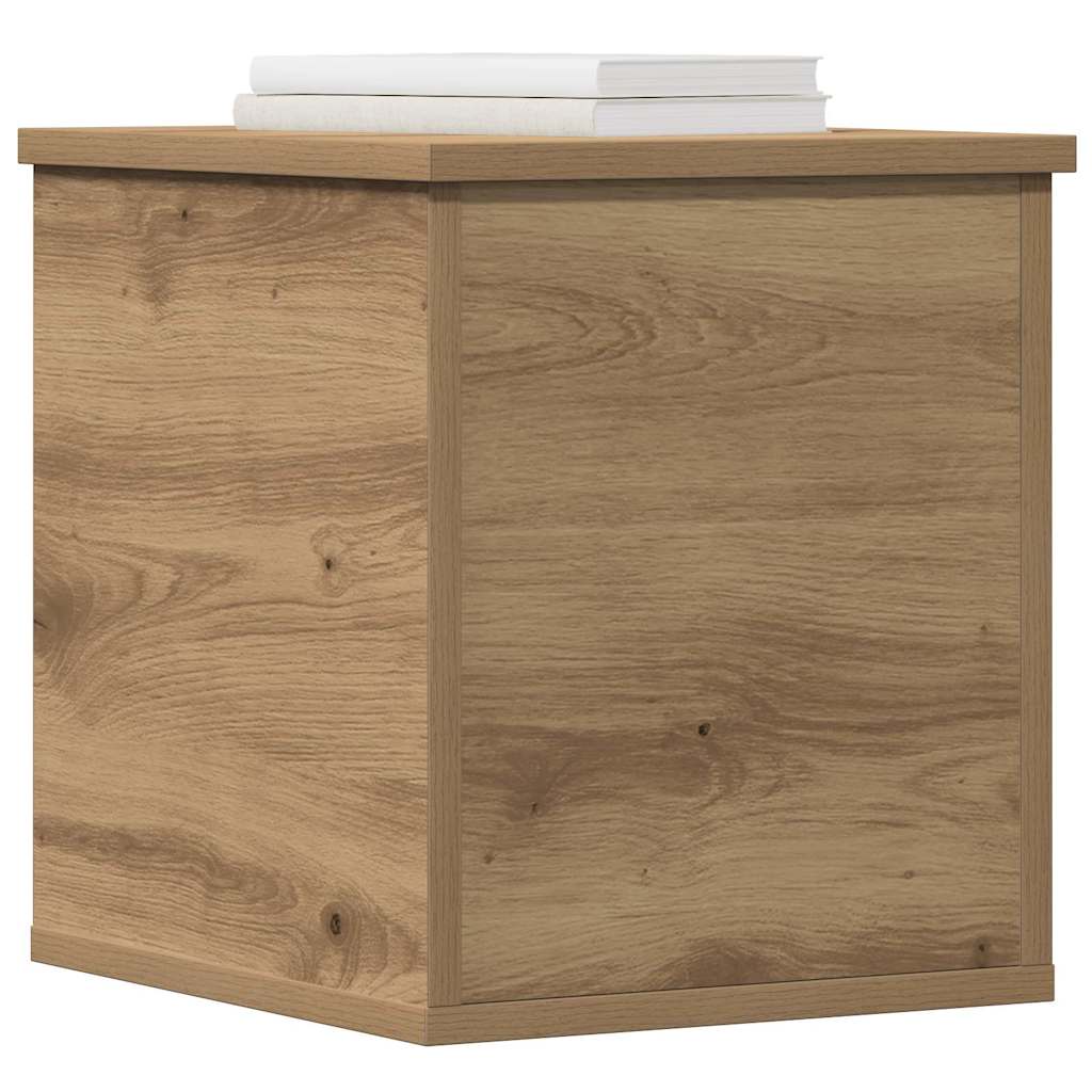 Aufbewahrungstruhe Weiß 84x42x46 cm Holzwerkstoff