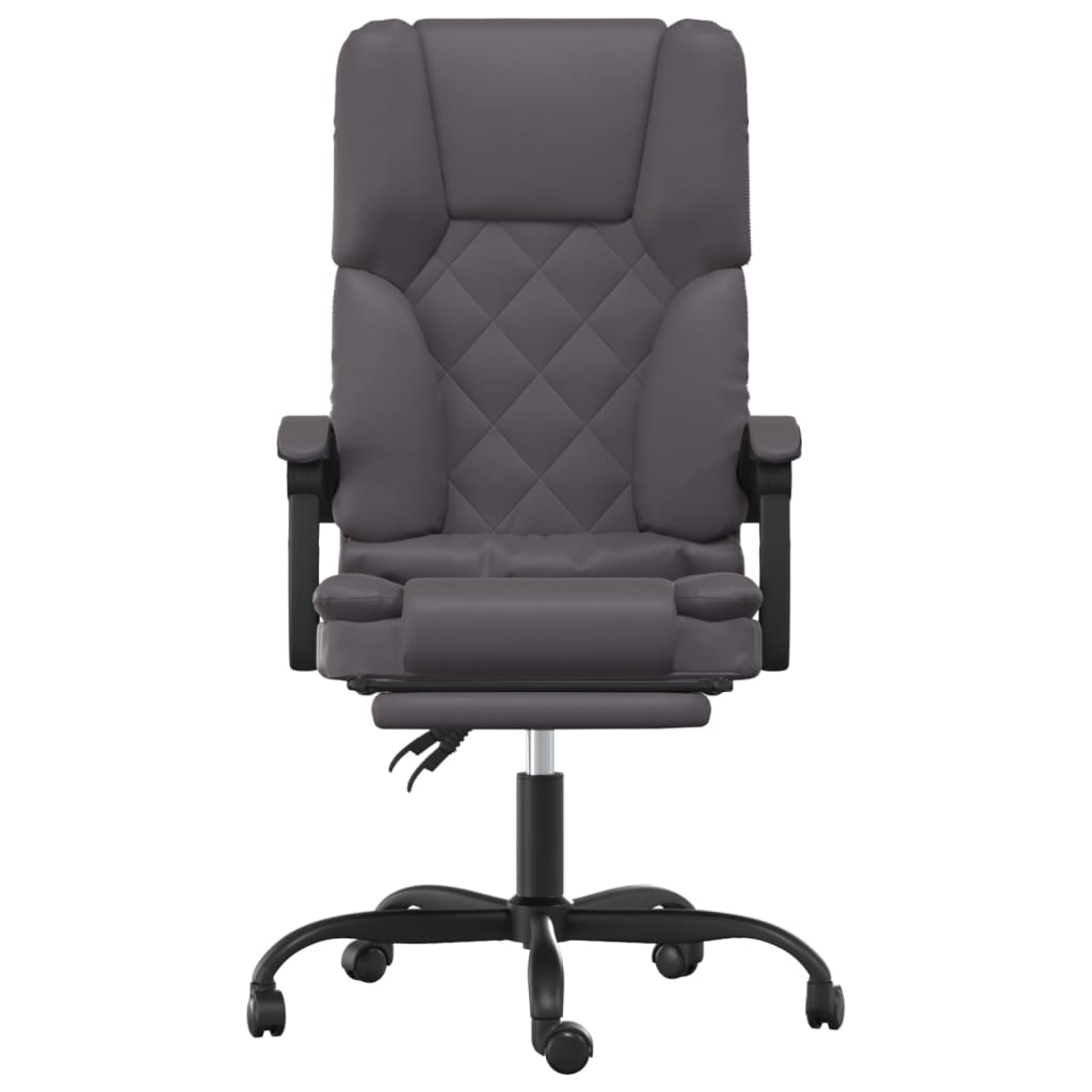 Bürostuhl mit Massagefunktion Schwarz Kunstleder