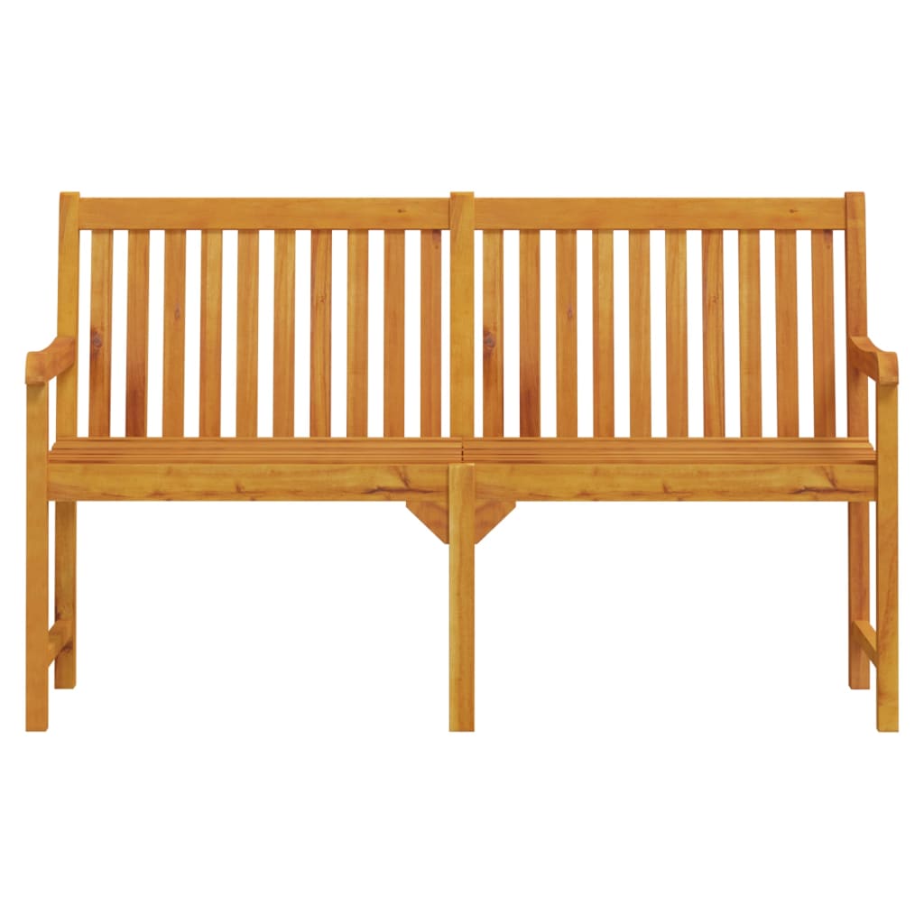 Bank Outdoor Natur 110 x 56 x 90 cm Massivholz Akazie