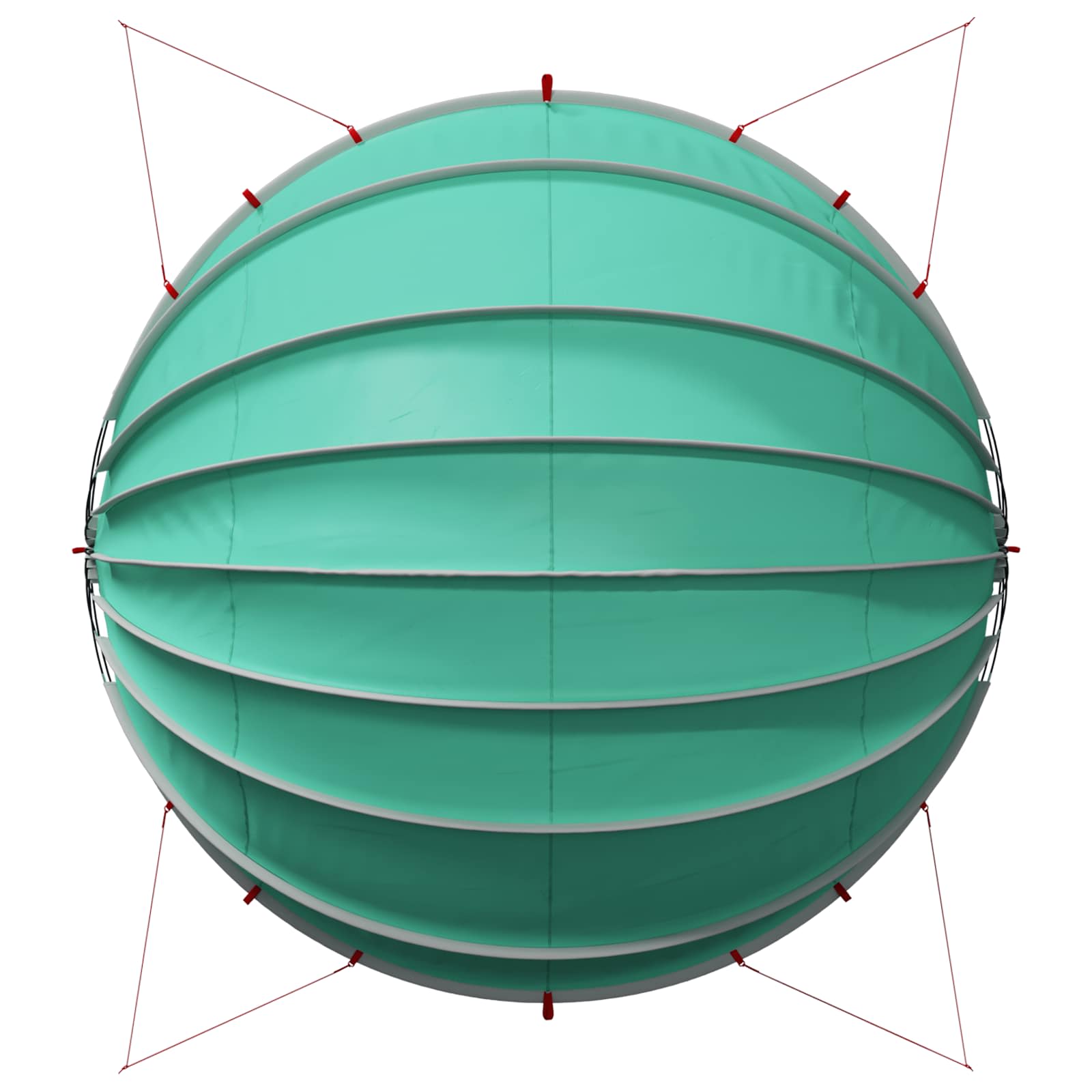 Pool-Dome 336 x 322 x 160 cm 185T Polyester mit PU-Beschichtung
