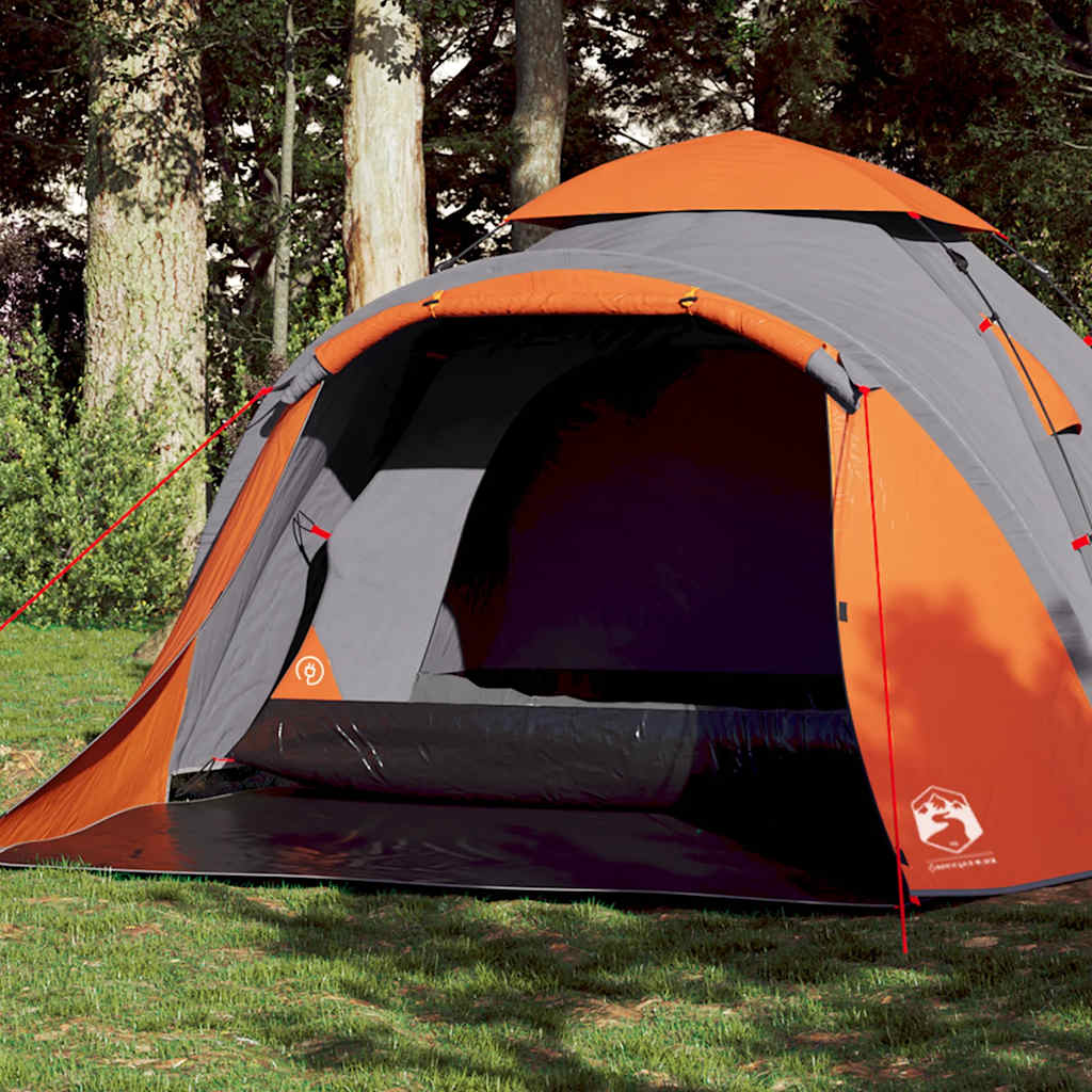 Kuppel-Campingzelt 3 Personen Grün Quick Release