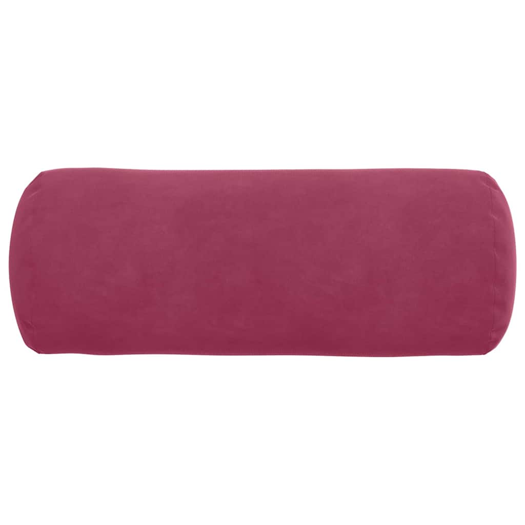 Bolsterkissen 2 Stück Blau Ø 15 x 40 cm Cordstoff