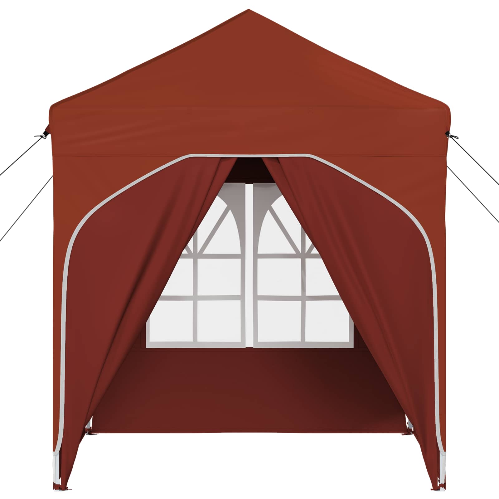 Pop-up Partyzelt 194 x 194 x 245 cm Creme