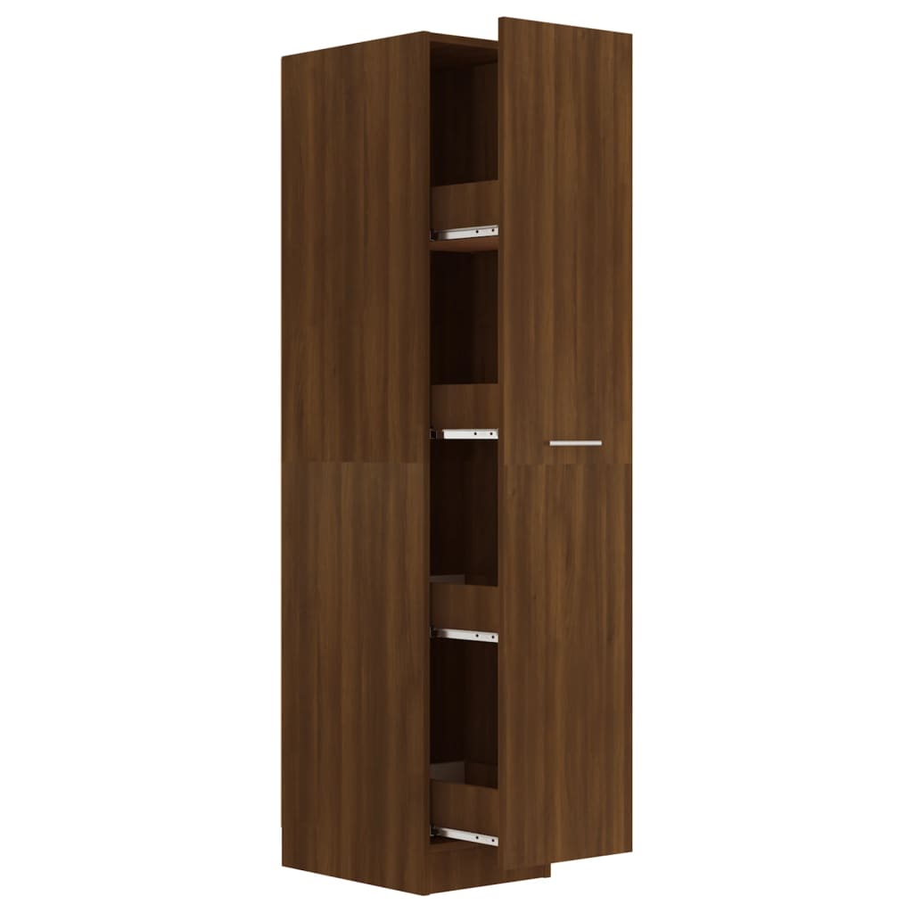 Apothekerschrank Weiß 30x42,5x150 cm Holzwerkstoff