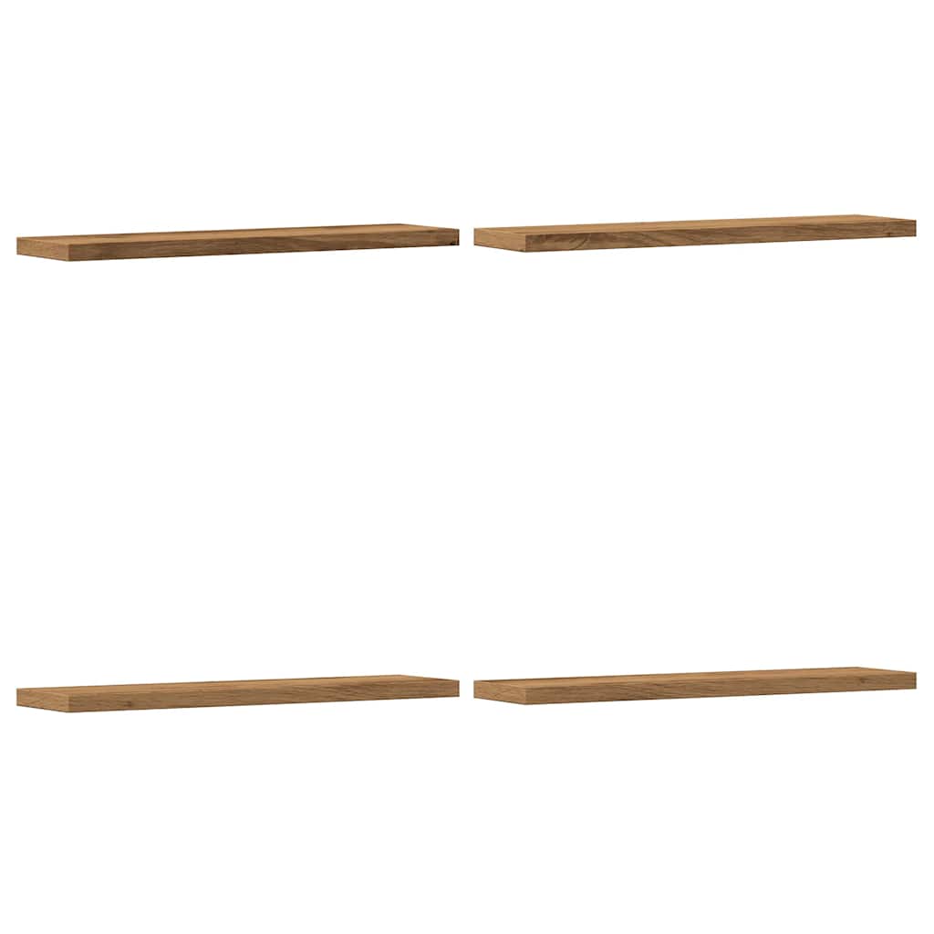 Bücherregal-Bretter 4 Stk. Weiß 40x10x1,5 cm Holzwerkstoff