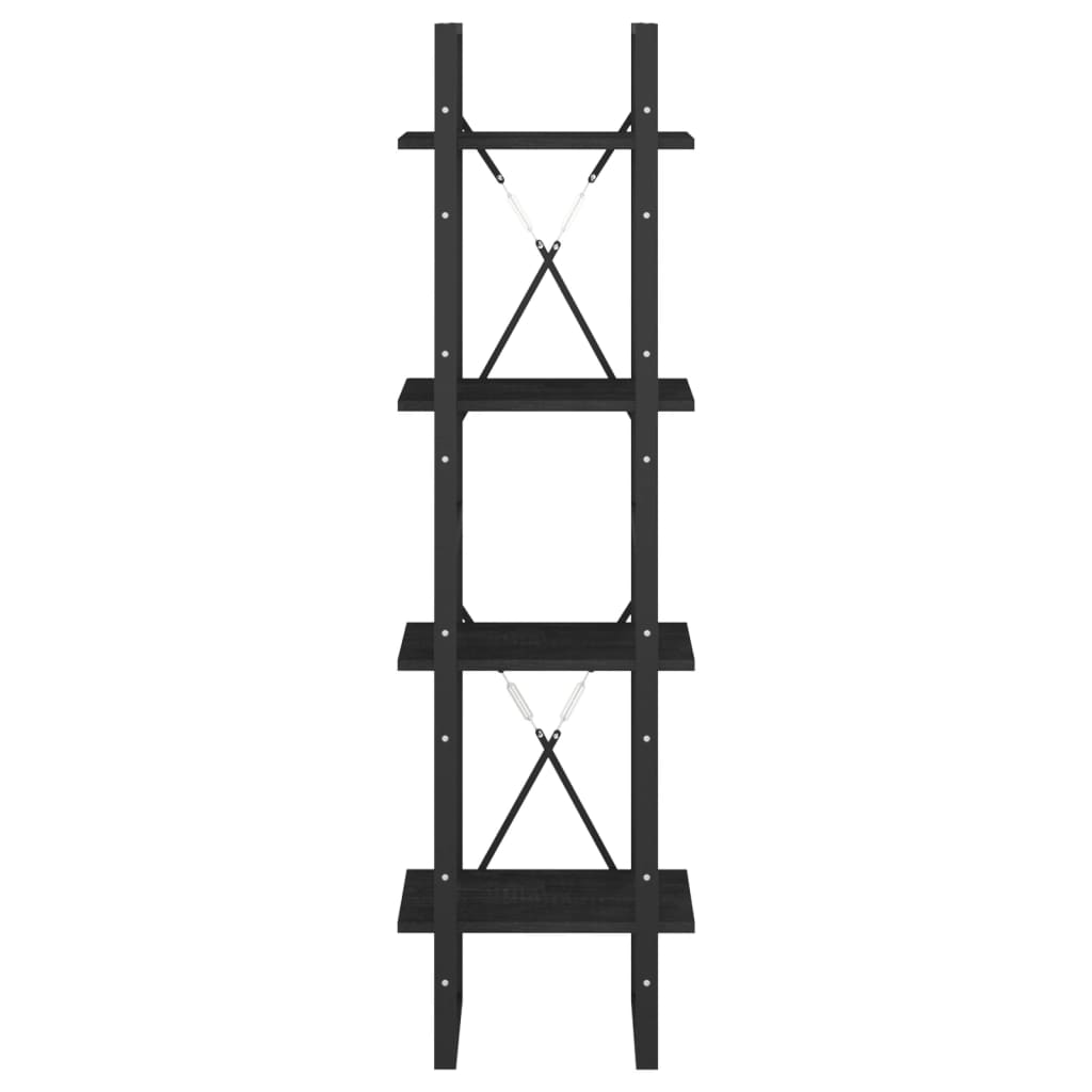 Bücherregal 2 Fächer Weiß 40x30x70 cm Holzwerkstoff