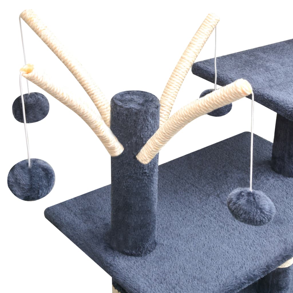 Katzen-Kratzbaum Sisal 125 cm Beige