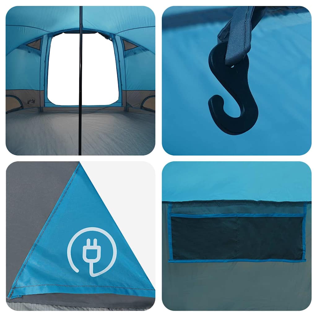 Dome Zelt für 4 Personen mit Dach Grün 505 x 450 x 248 cm