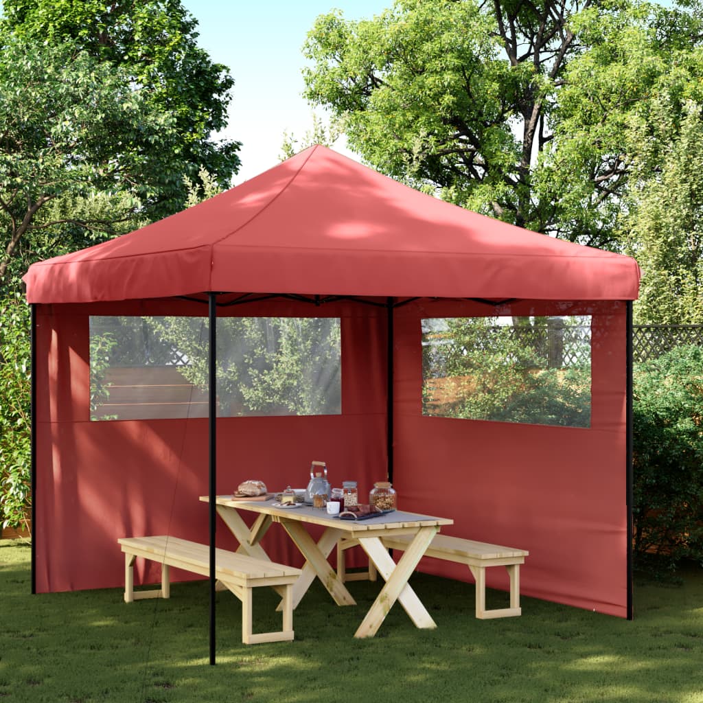 Partyzelt Faltbar Pop-Up Schwarz 292x292x315 cm