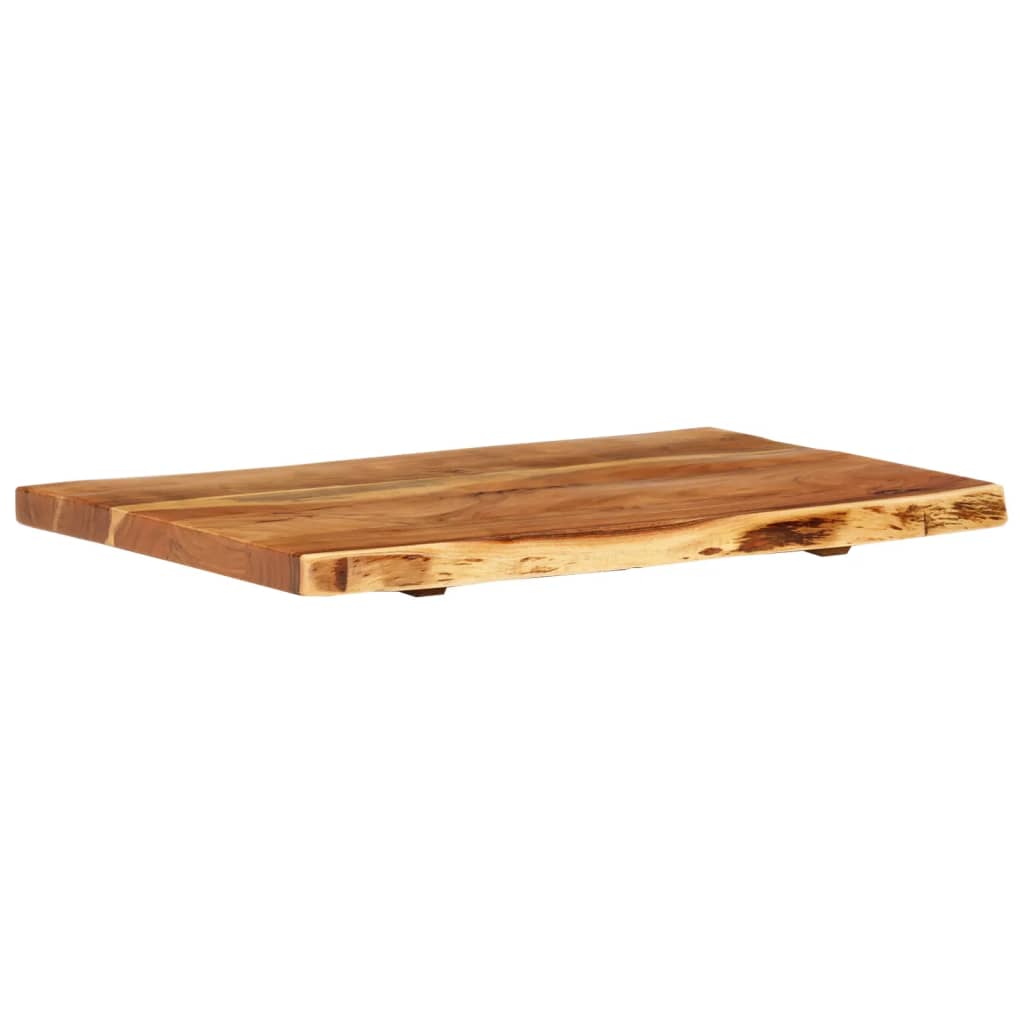 Badezimmer-Waschtischplatte Massivholz Akazie 100x52x2,5 cm