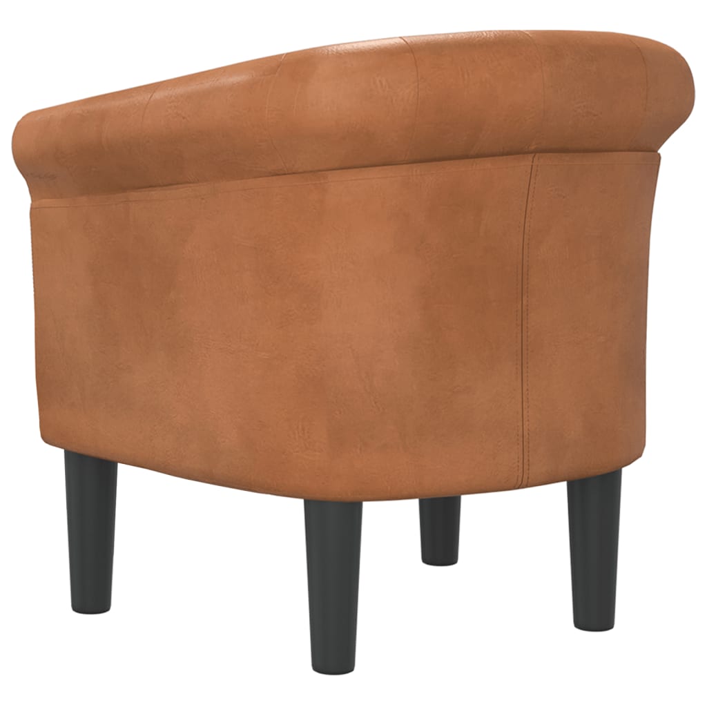Clubsessel Gold Kunstleder
