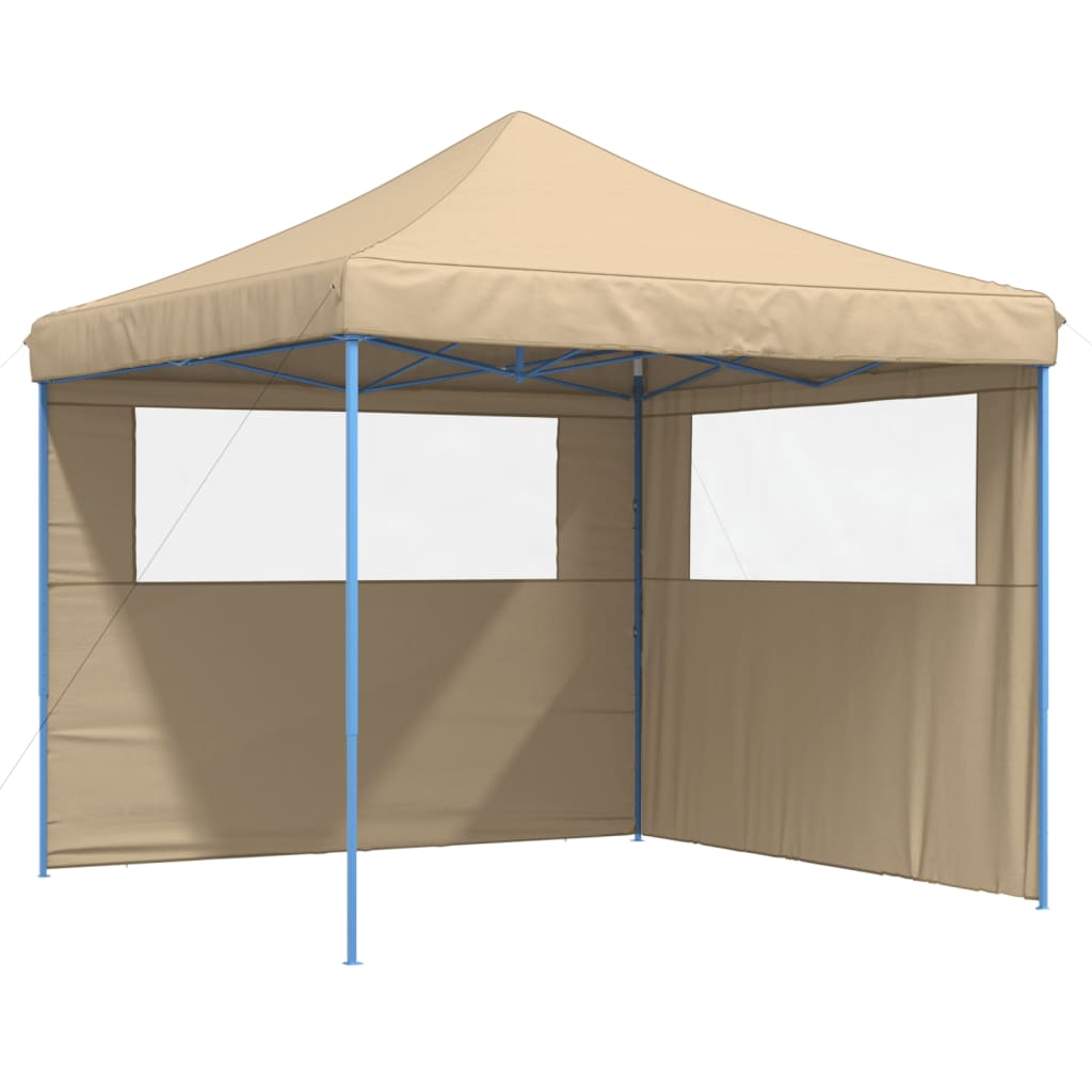 Partyzelt Faltbar Pop-Up Schwarz 292x292x315 cm