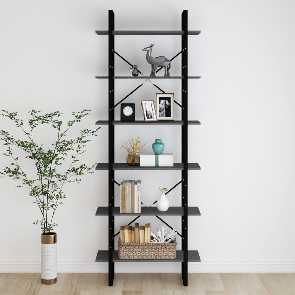 Bücherregal Weiß 80x30x105 cm Holzwerkstoff