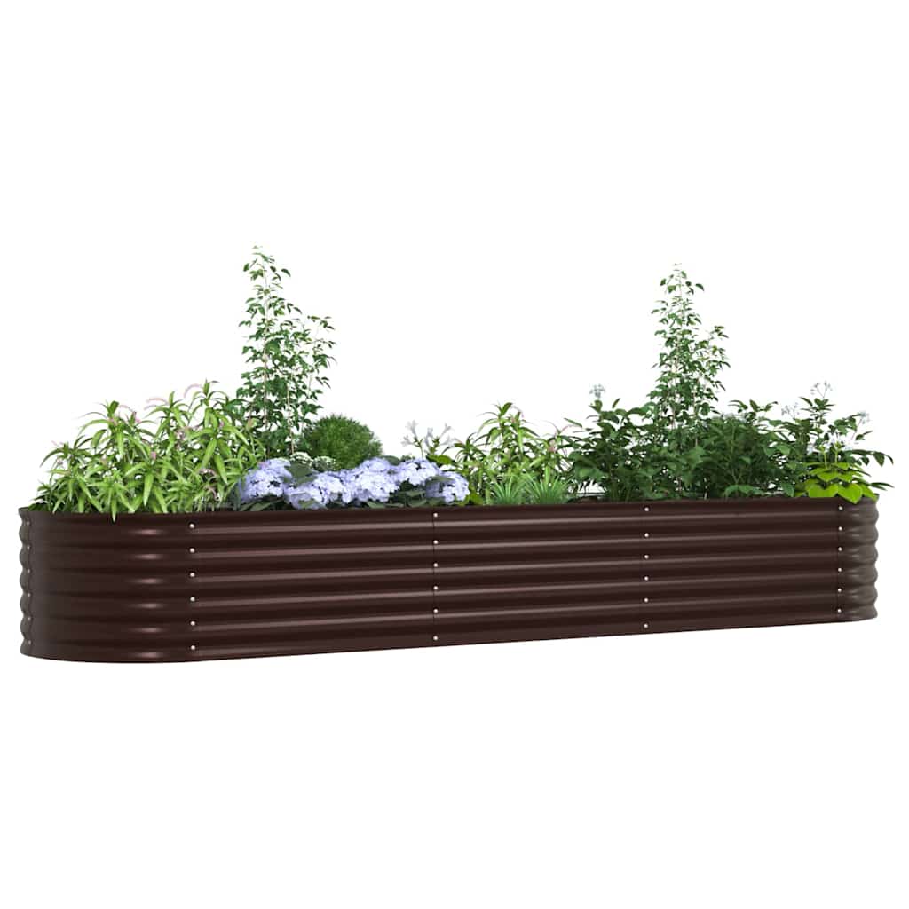 Hochbeet Grün 400 x 80 x 81 cm Stahl