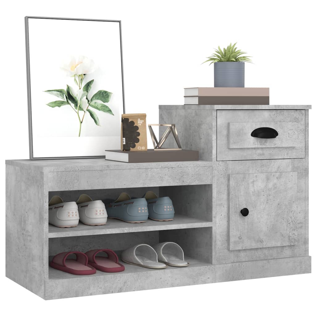 Schuhschrank Weiß 100x42x60 cm Holzwerkstoff