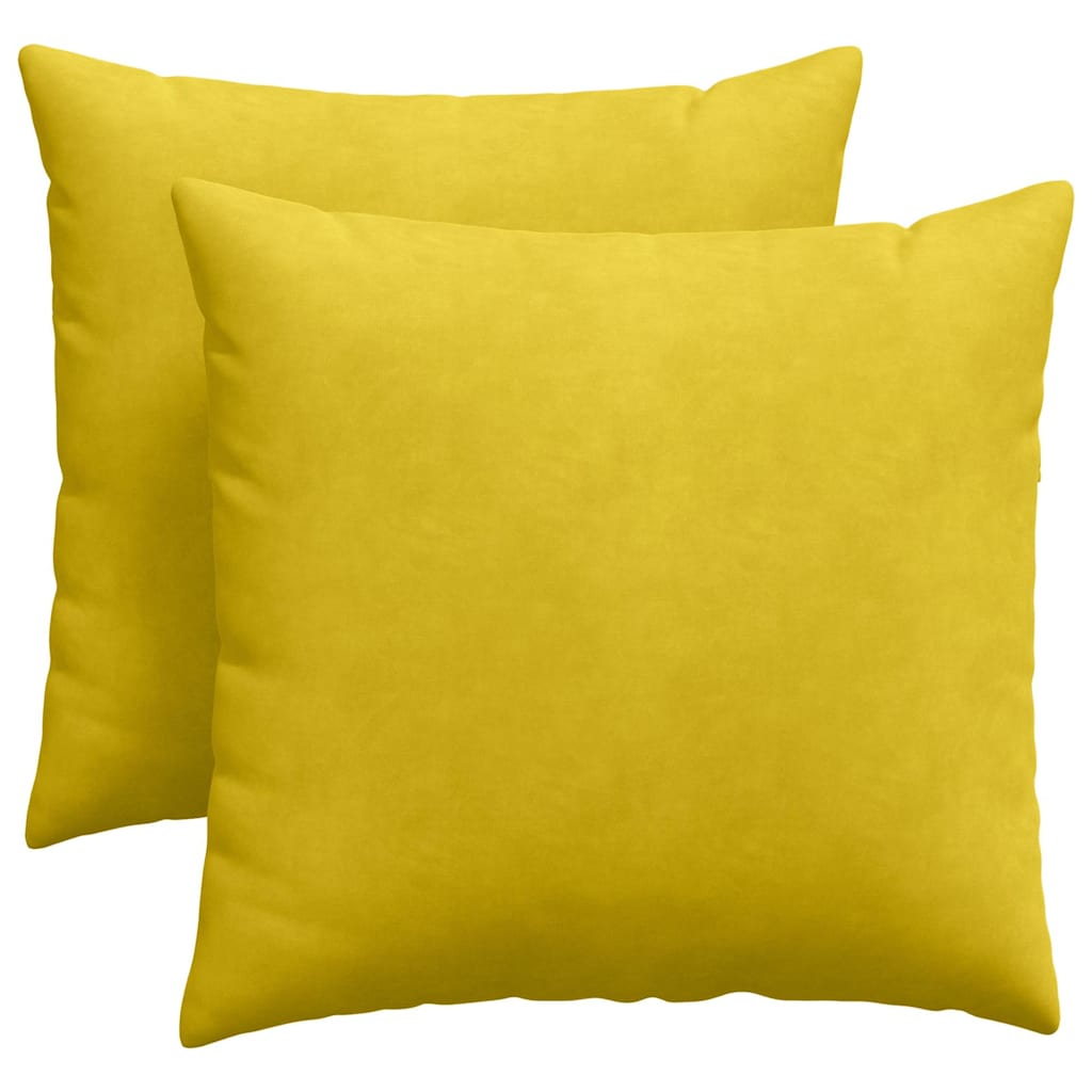 Sofakissen 2 Stück Blau 50 x 30 cm Cordstoff